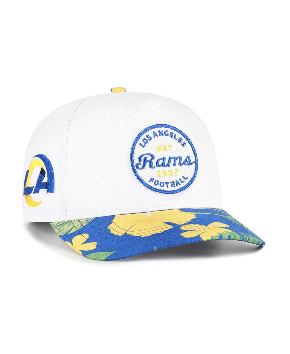 '47 Brand Мужская белая/синяя кепка Los Angeles Rams Beach Side Hitch Adjustable