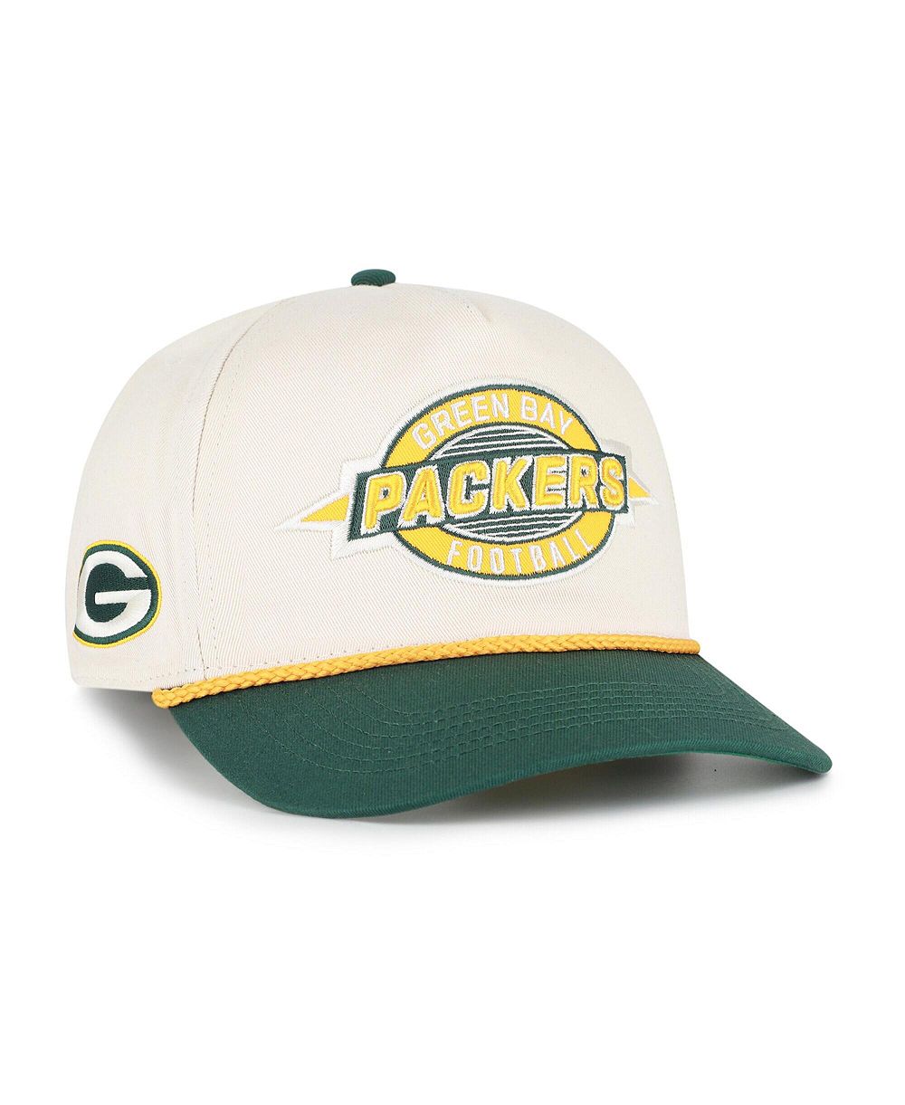 Детская кепка '47 Brand Natural Green Bay Packers Freemont Hitch Adjustable