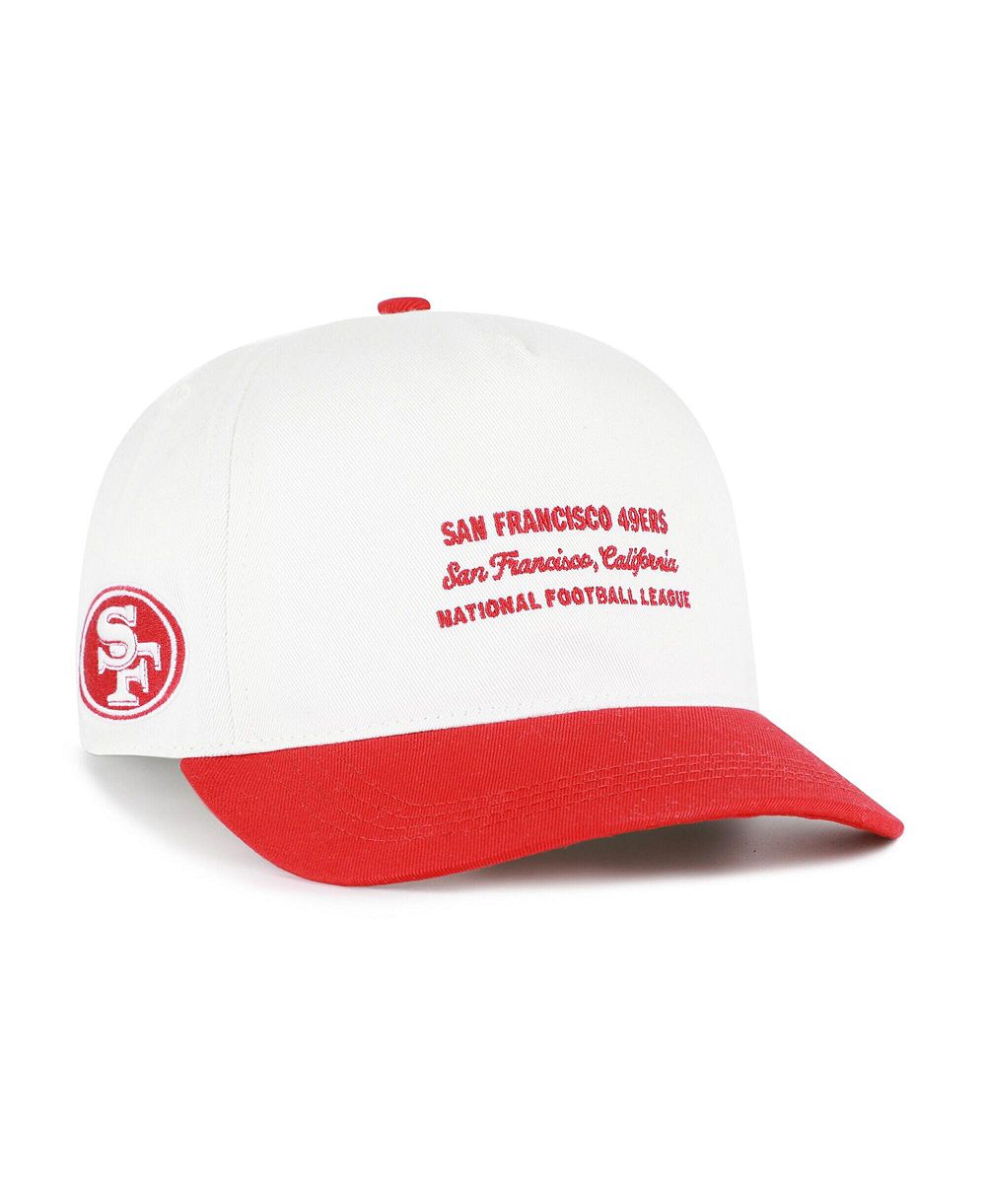 Мужская регулируемая кепка '47 Brand White San Francisco 49ers