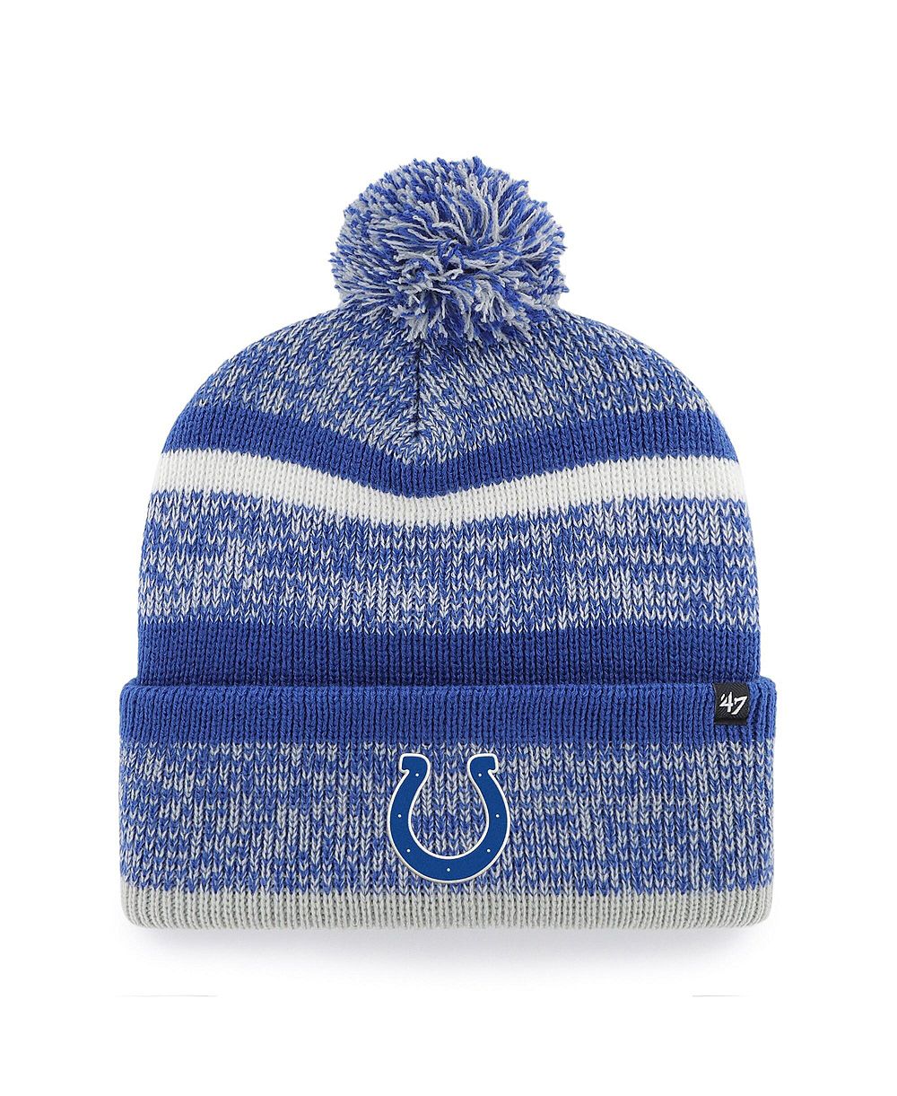 '47 Brand Men's Royal Indianapolis Colts Northward Cuffed Knit Hat with Pom