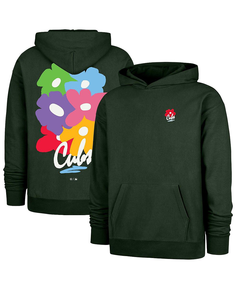 Мужское худи '47 Brand Dark Green Chicago Cubs Gallery Foundation