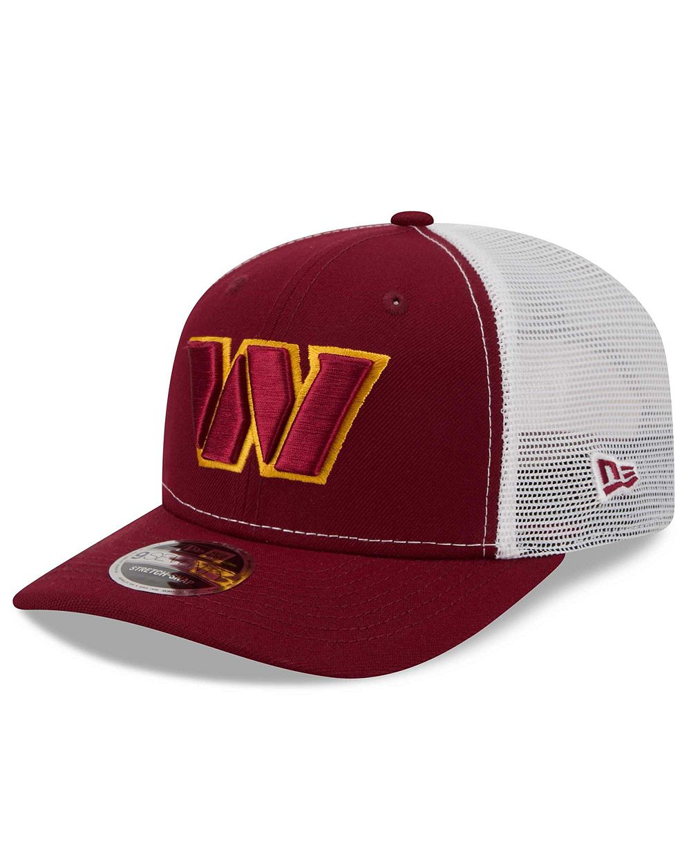 Мужская кепка New Era Burgundy Washington Commanders 9SEVENTY Trucker Adjustable