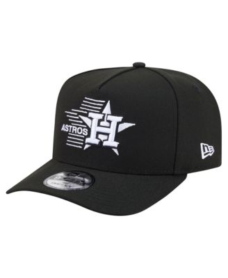 New Era Men's Black Houston Astros Motion A-Frame 9FIFTY Snapback Hat