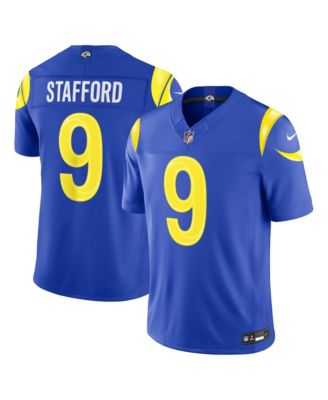 Nike Men's Matthew Stafford Royal Los Angeles Rams Team Vapor F.U.S.E. Stitched Limited Jersey