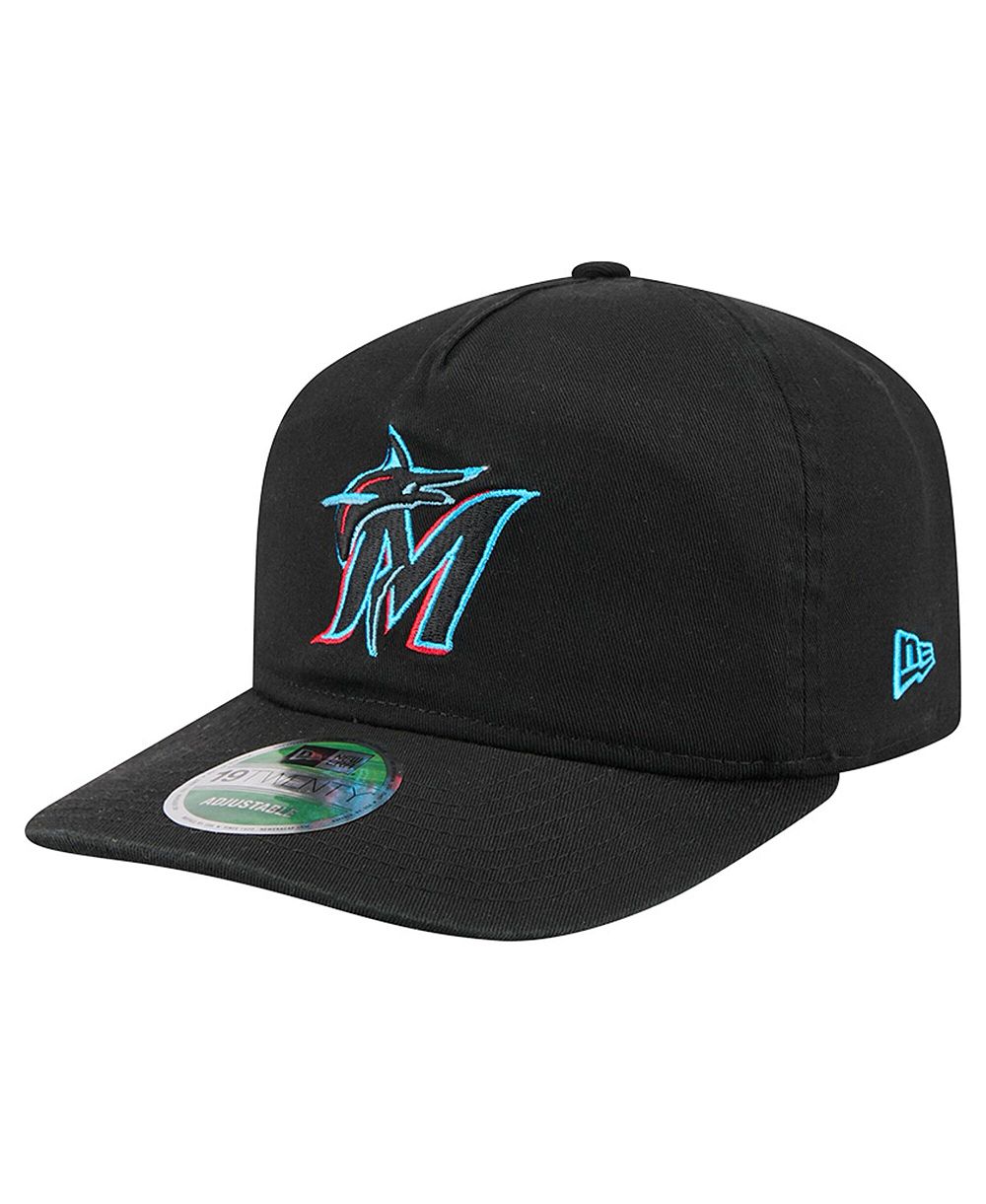 New Era Мужская кепка Miami Marlins Team 19TWENTY Adjustable Black