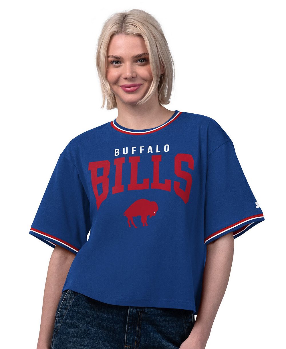 Женская укороченная футболка Starter Buffalo Bills Vintage Ace Oversized Cropped