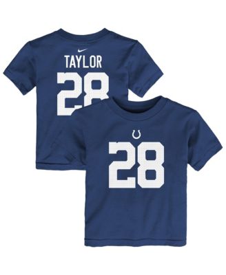 Nike Детская футболка Jonathan Taylor Royal Indianapolis Colts Player Name Number