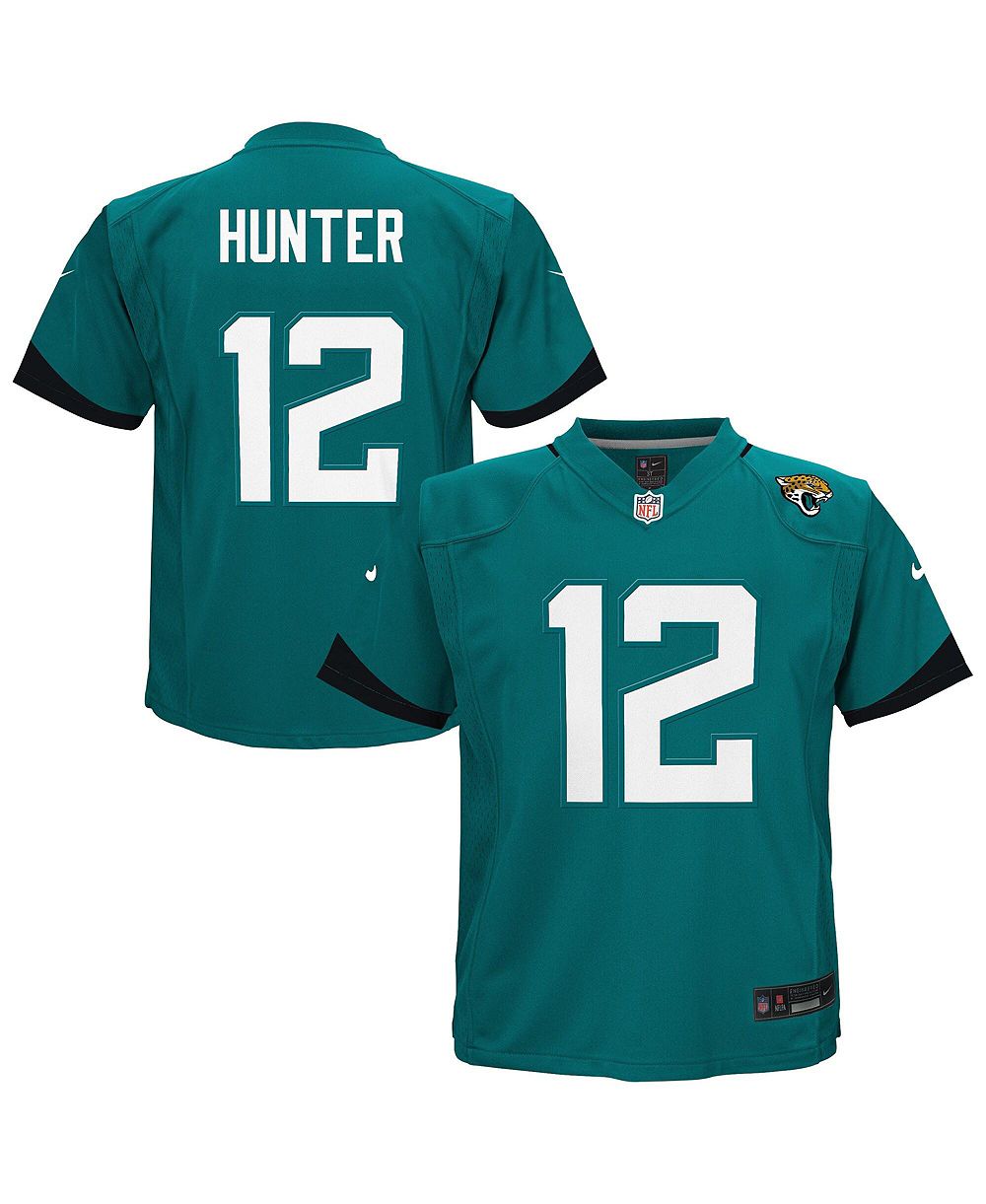 Детская джерси Nike Travis Hunter Teal Jacksonville Jaguars Team Game
