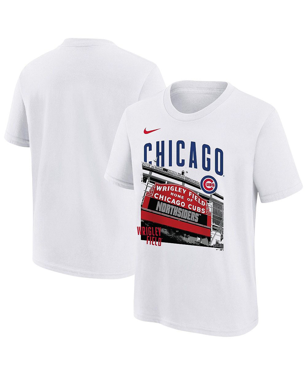 Детская футболка Nike White Chicago Cubs Hometown Collection