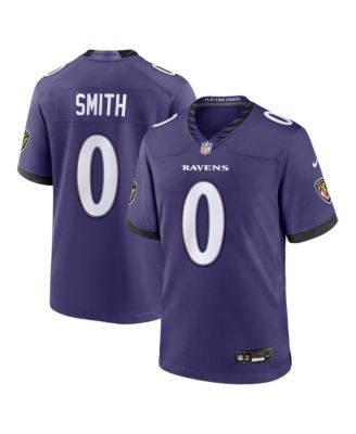 Мужская фиолетовая джерси Nike Baltimore Ravens Roquan Smith Team Game