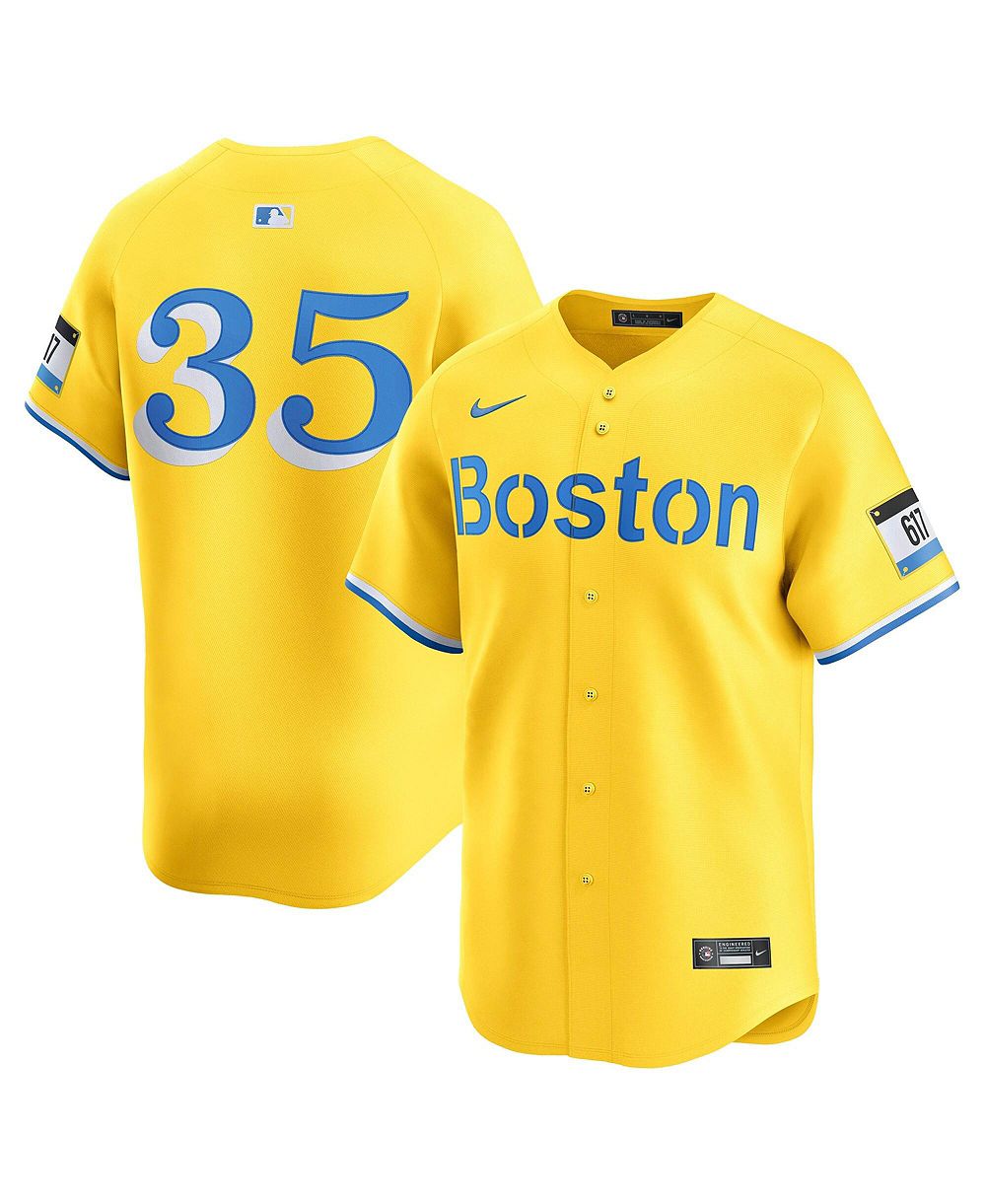 Мужская джерси Nike Garrett Crochet Gold Boston Red Sox Alternate Limited