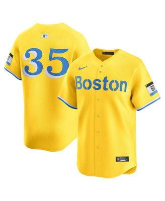 Мужская джерси Nike Garrett Crochet Gold Boston Red Sox Alternate Limited
