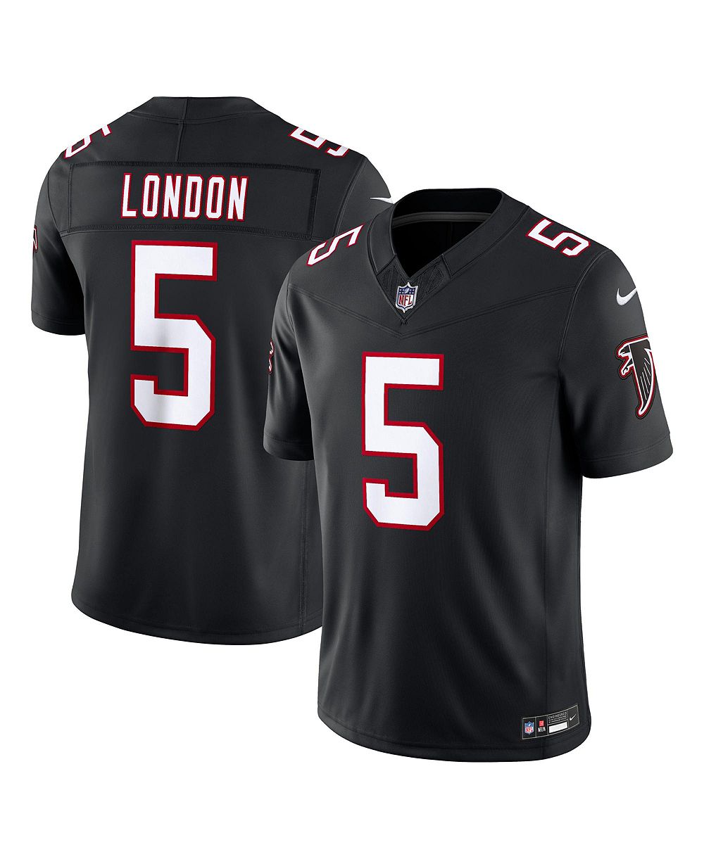 Мужская джерси Nike Drake London Black Atlanta Falcons Alternate Throwback Vapor F.U.S.E. Stitched Limited