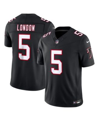 Мужская джерси Nike Drake London Black Atlanta Falcons Alternate Throwback Vapor F.U.S.E. Stitched Limited