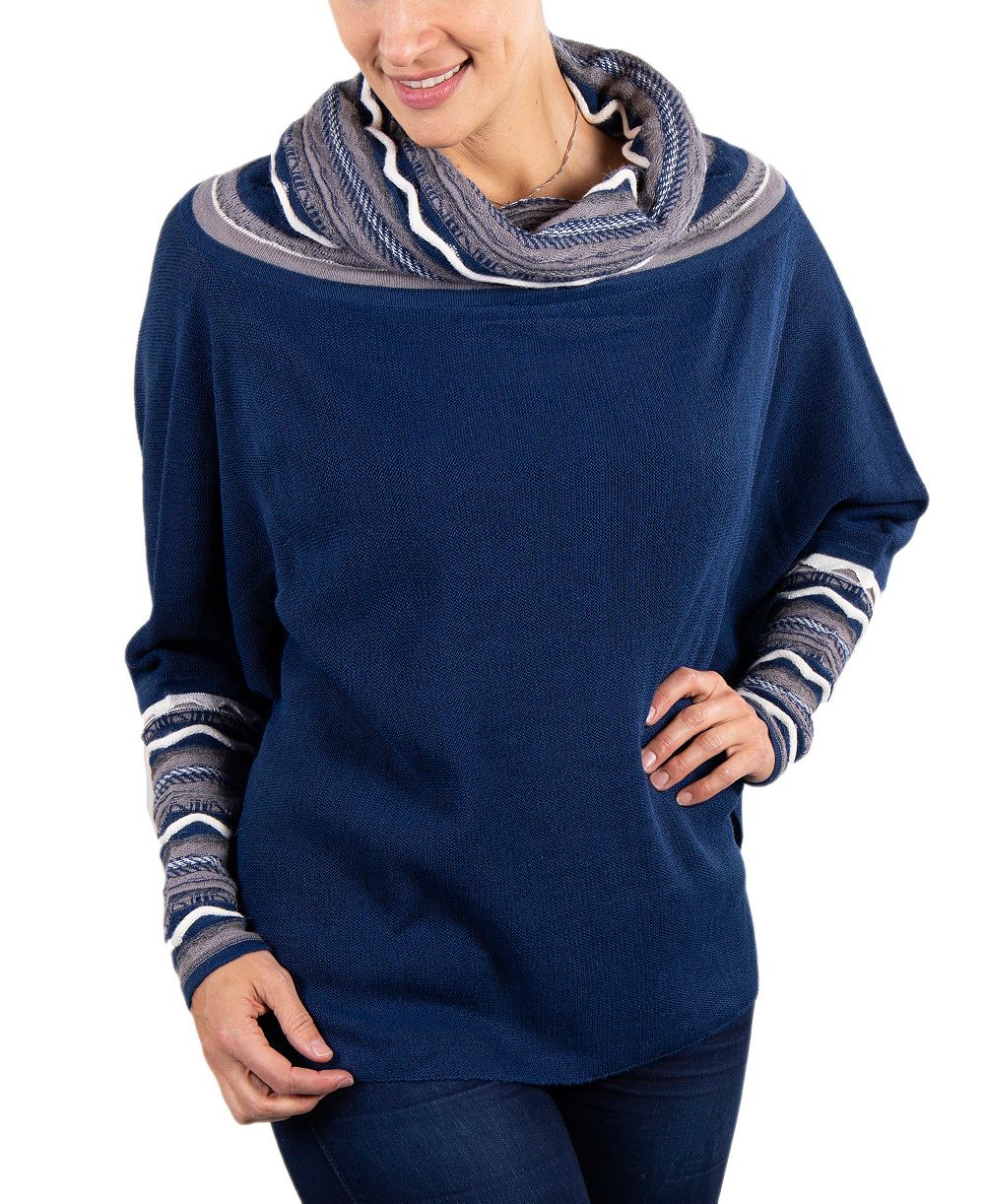 Женский джемпер Simply Natural Rossana Alpaca Cowl Neck Poncho Sweater