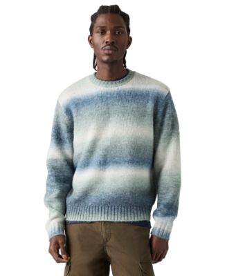 Мужской свитер Levi's Laurel с кабельным узором, полосками и круглым вырезом