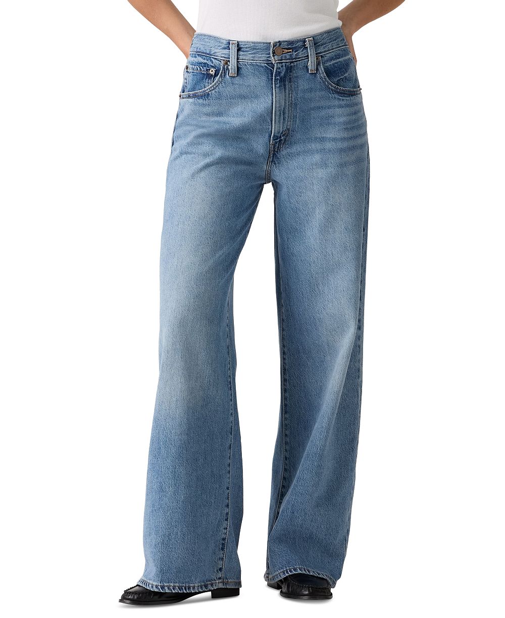 Levi's женские широкие брюки с высокой посадкой