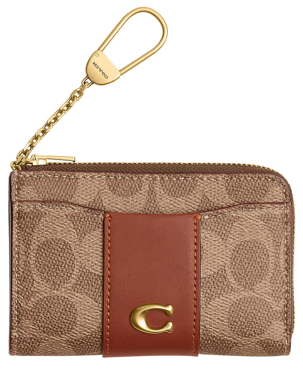 Картхолдер на молнии COACH Signature Essential