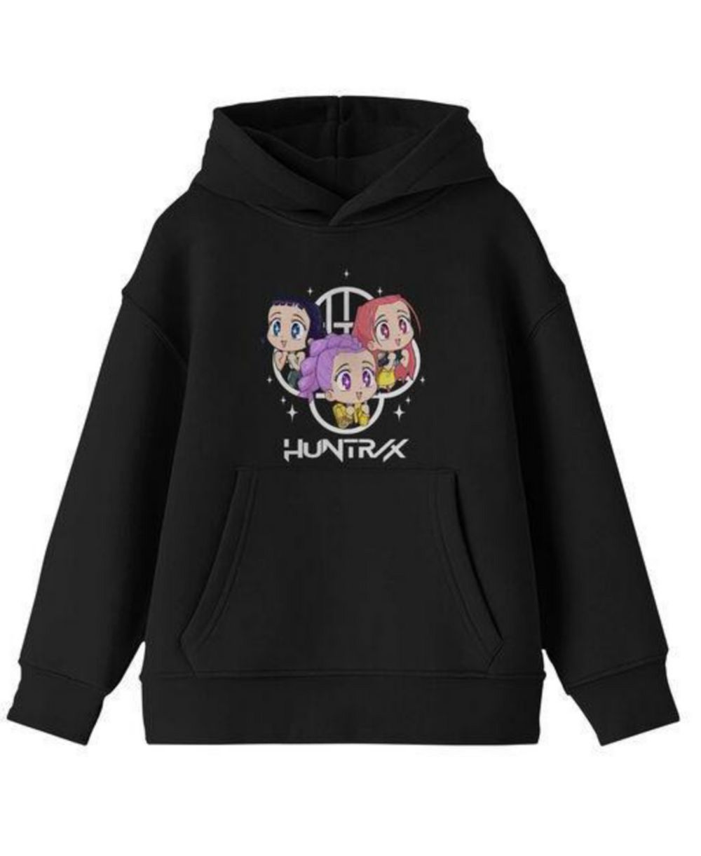Толстовка KPop Demon Hunters Huntr/X Youth Boys' XS - XXL Long Sleeve Hooded