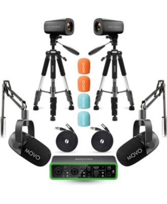 Movo Комплект оборудования для видеоподкаста на двоих 4K