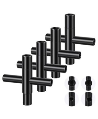 XDOVET 4 Way Sillcock Key Wrench Steel Utility Key Faucet Valve