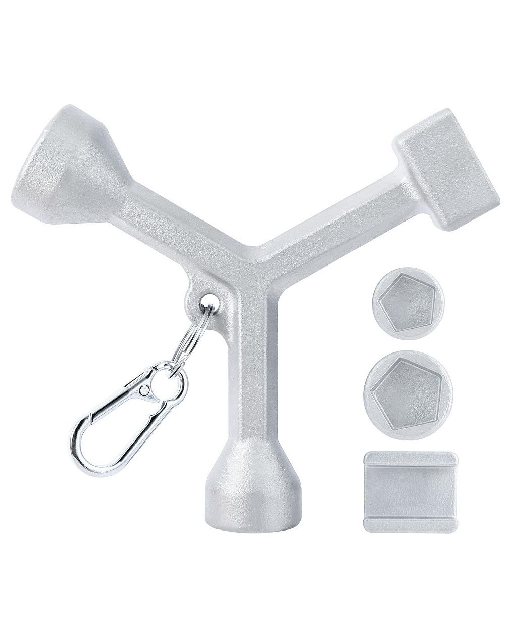 XDOVET Meter Curb Box Key Wrench Pentagon Nut Valve Tool