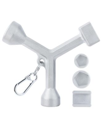 XDOVET Meter Curb Box Key Wrench Pentagon Nut Valve Tool