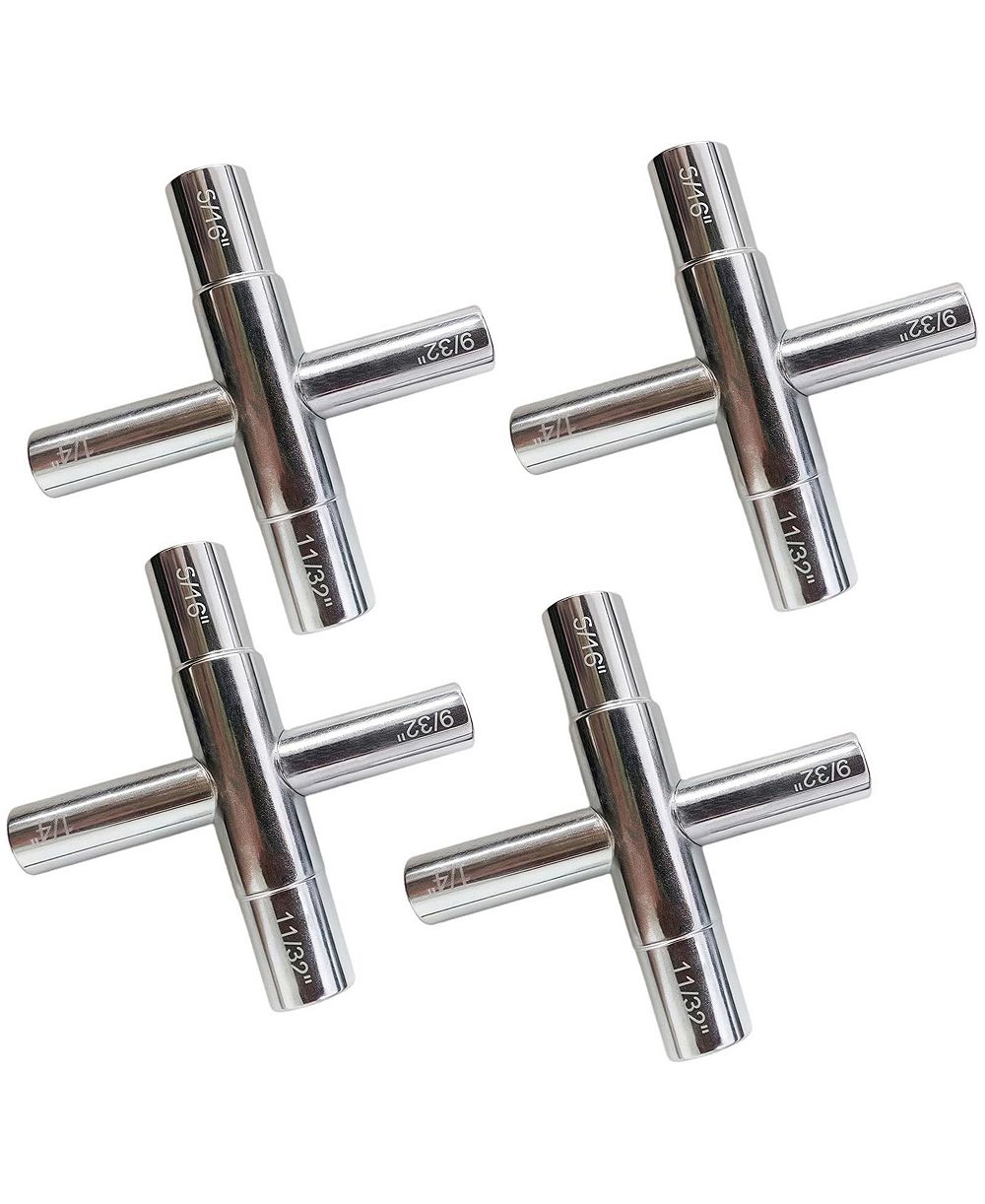 XDOVET Sillcock Key Faucet Wrench Hydrant Tool 4 Pack