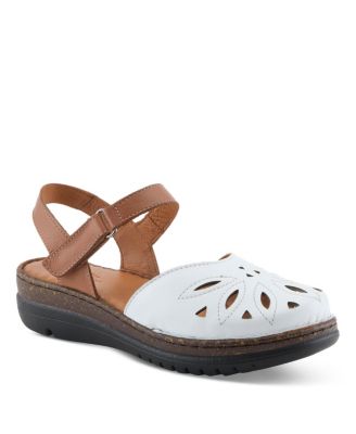 Spring Step Azmira Mary Jane with Laser-Cut Detail