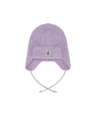 Deux par Deux Toddler Girl (2-3) Winter Knit Hat with Ear Flaps