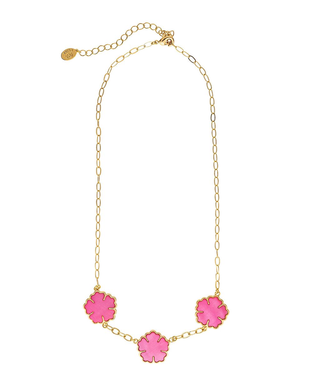 Rivka Friedman Ожерелье Flower Station 18K Gold Plated