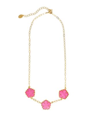 Rivka Friedman Ожерелье Flower Station 18K Gold Plated