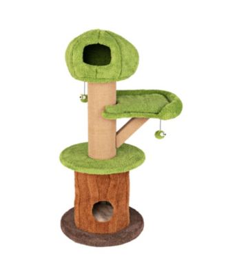 Игровое дерево для кошек SUGIFT Mushroom с 2 домиками и мячиками
