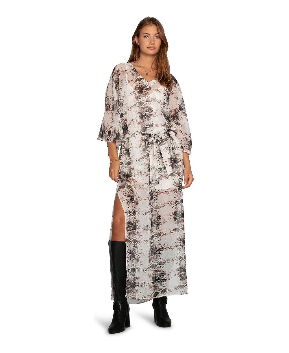 Кафтан Belle & Bloom Women's Heart on Fire Snake Print