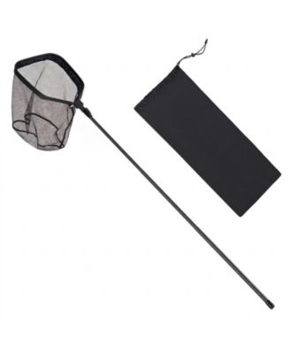 HONGGE Telescopic Carbon Fiber Foldable Fishing Landing Net