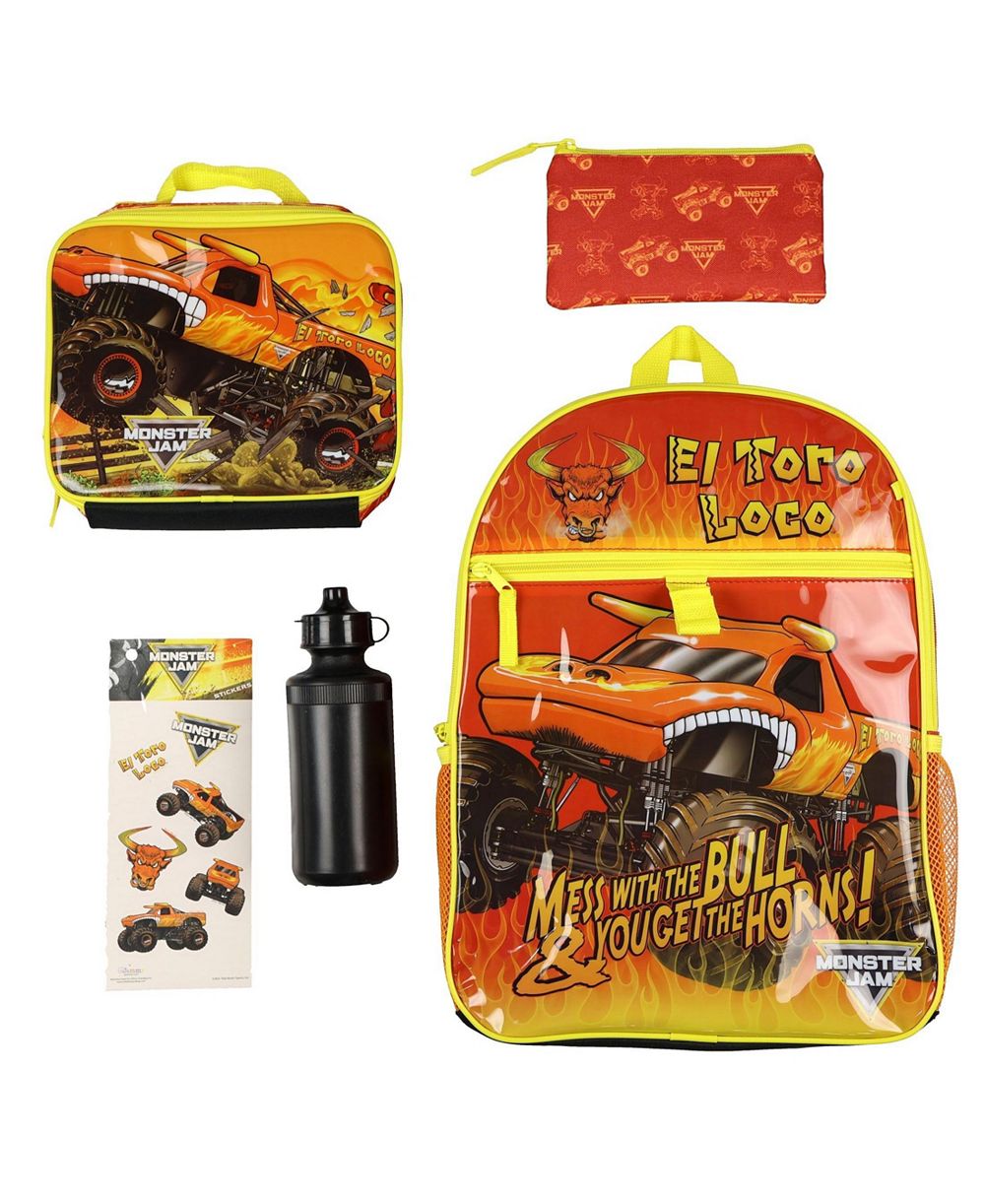 Рюкзак Monster Jam 16 Inch El Toro Loco с ланчбоксом