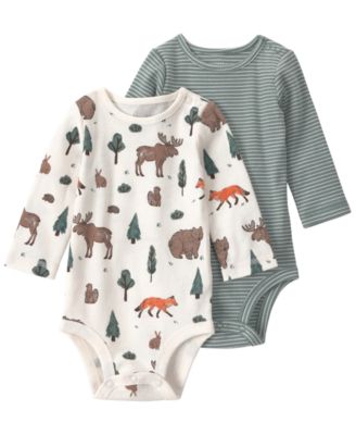 Little Planet by Carter's Baby Boys' or Baby Girls' 2-Pack Bodysuits