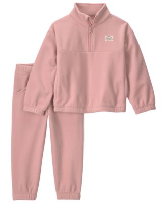 Carter's Детский комплект из топа и брюк из микрофлиса для девочек-малышей (2T-5T), 2 предмета