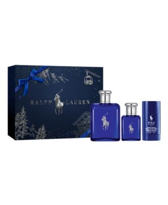 Подарочный набор из трех флаконов одеколона Ralph Lauren Polo Blue Eau de Toilette