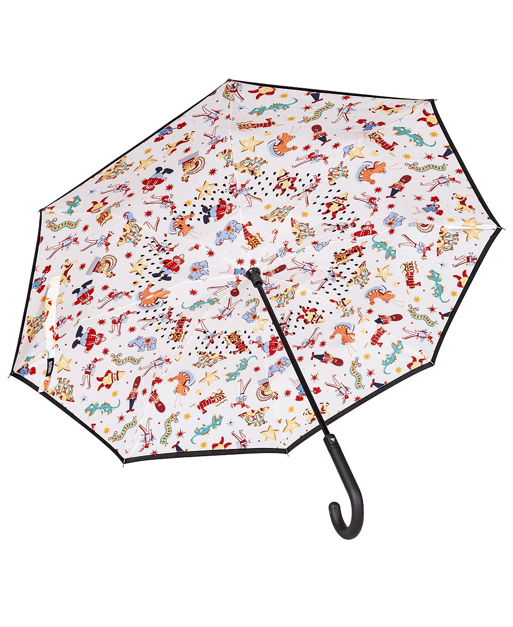Totes Men's Macy's 100th Parade Reverse Close Stick Umbrella