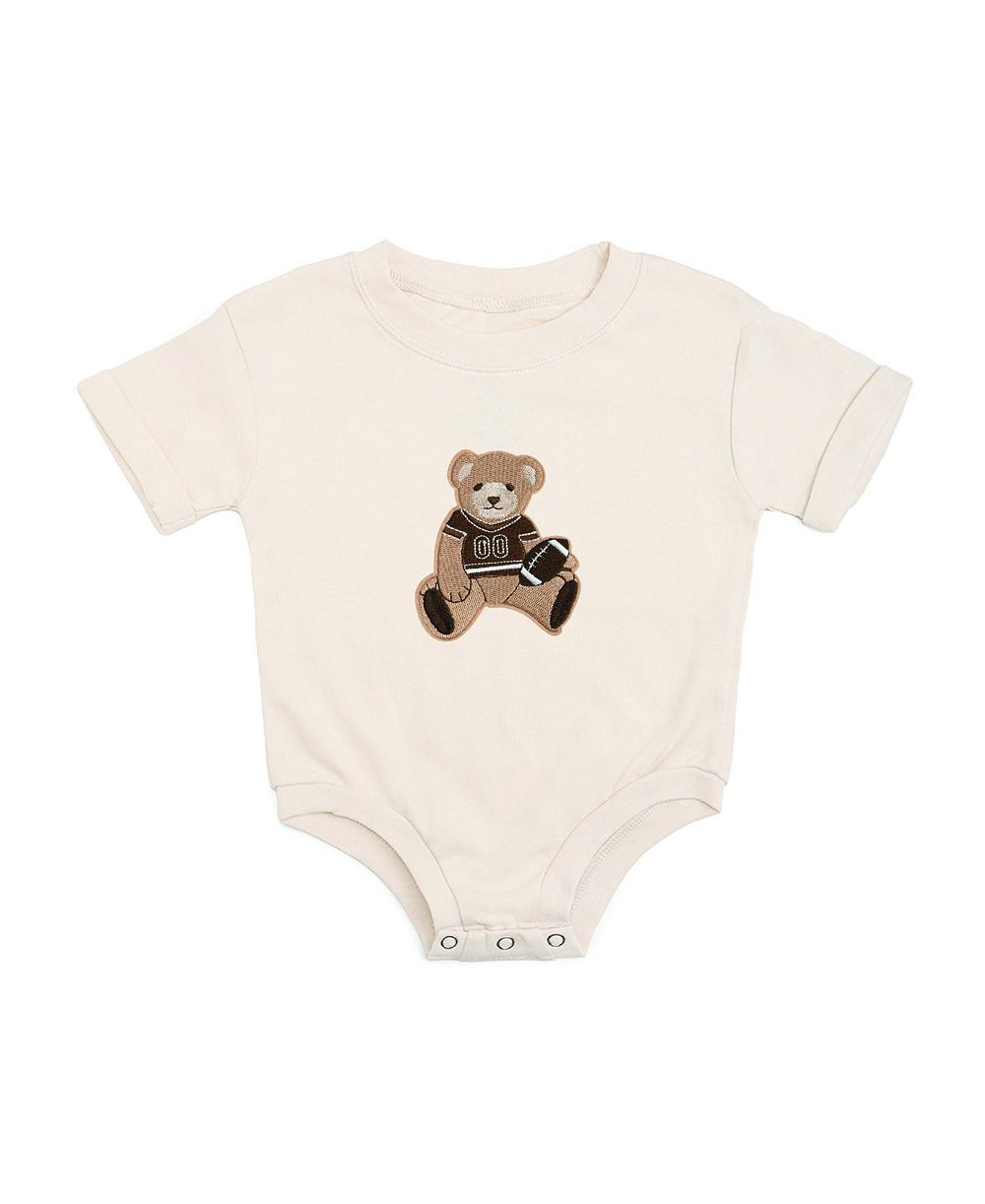 Детский ромпер Sweet Wink с нашивкой Teddy Bear и коротким рукавом