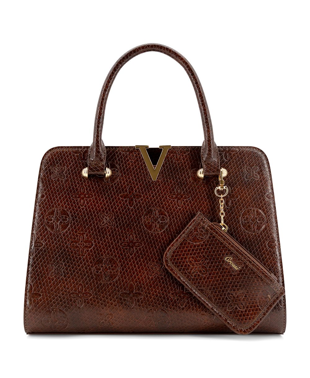 LIKE DREAMS Nyla Structured Medium Satchel Handbag