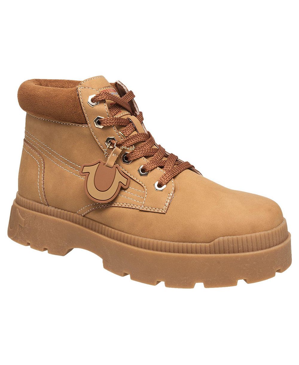 True Religion Men's Brent Faux Suede Work Boot