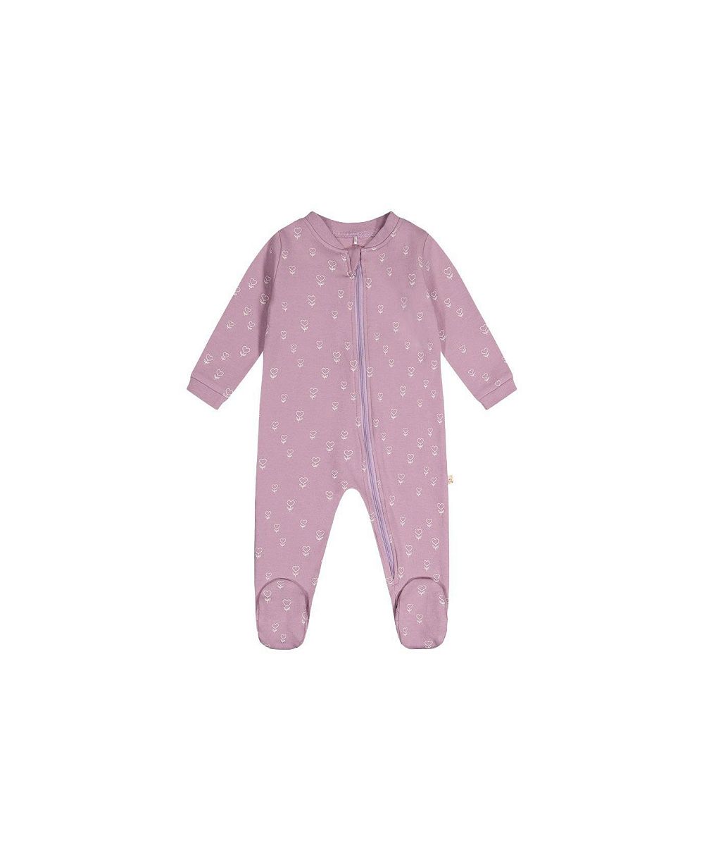 Deux par Deux хлопковые пижамы-комбинезоны для девочек (3M-24M)