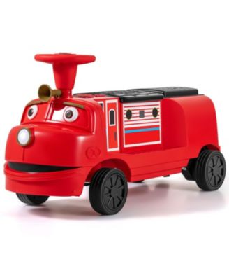 SUGIFT 12V 2-Seater Ride-On Train with Music, 37.5" x 16" x 20", Ages 3-6