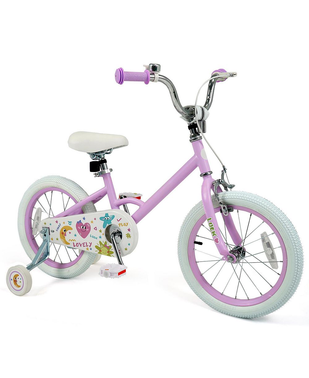 Детский велосипед SUGIFT 16" с двойной тормозной системой, для детей 4-8 лет