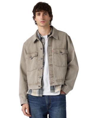 Levi's Men's Embarcadero Station Denim Cropped Trucker Jacket