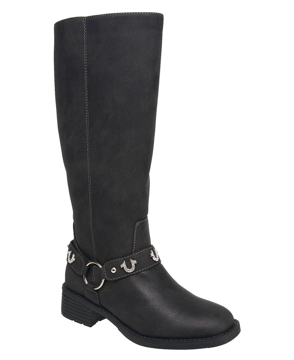 True Religion Women's Kehlani Bling Logo Boot