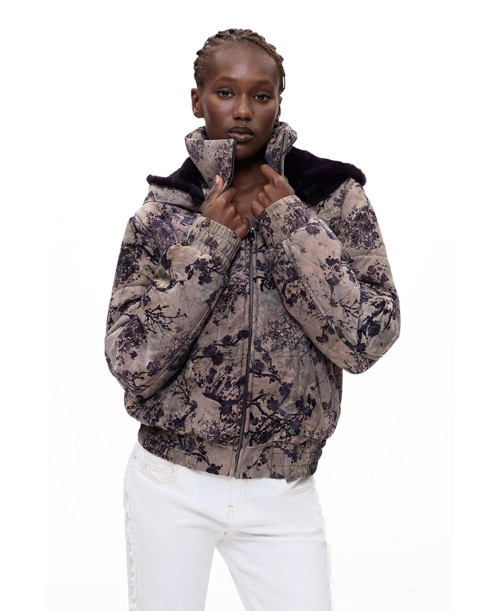 Desigual Женское короткое утепленное пальто
