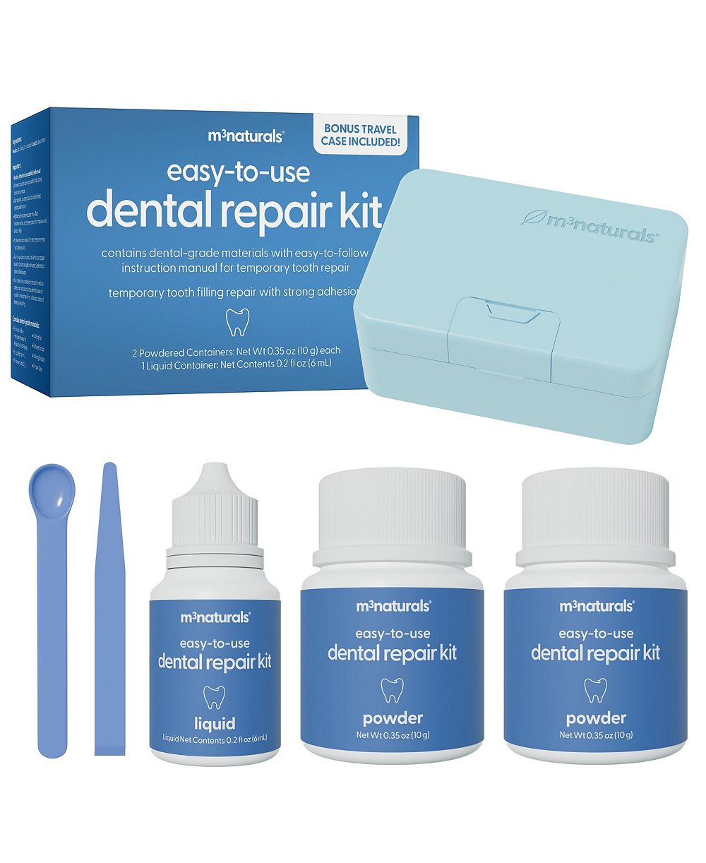 Набор для реставрации зубов M3 Dental с временным пломбировочным материалом и дорожным футляром